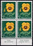 Obrázek k výrobku 41046 - 1958, Švýcarsko, 0664, \"Pro Juventute\": Luční a zahradní květiny - Viola wittrockiana ✶✶ ⊞ o D