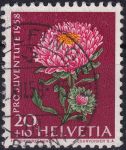 Obrázek k výrobku 41048 - 1958, Švýcarsko, 0664, \"Pro Juventute\": Luční a zahradní květiny - Viola wittrockiana ⊙