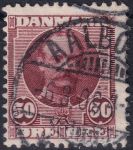 Obrázek k výrobku 41156 - 1912, Dánsko, 0057, Výplatní známka: Král Frederik VIII. ⊙