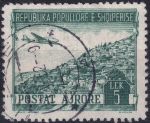 Obrázek k výrobku 41531 - 1950, Albánie, 0491, Letecká známka: Krajinky - Pevnost Butrint ⊙