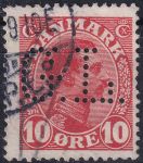 Obrázek k výrobku 41597 - 1913, Dánsko, 0068VV, Výplatní známka: Král Kristián X. ⊙