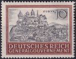 Obrázek k výrobku 41642 - 1943, Generální Gouvernement, 114, Výplatní známka: Stavby - Klášter Tyniec ✶
