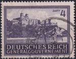 Obrázek k výrobku 41644 - 1943, Generální Gouvernement, 113, Výplatní známka: Stavby - Barbakan, Krakov ⊙