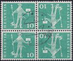 Obrázek k výrobku 41738 - 1963, Švýcarsko, 0696yTb, Výplatní známka: Motivy z historie pošty ⊙