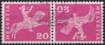 Obrázek k výrobku 41746 - 1960, Švýcarsko, 0697xTb, Výplatní známka: Motivy z historie pošty ⊙