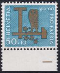Obrázek k výrobku 41760 - 1960, Švýcarsko, 0715, \"Pro Patria\": Minerály a zkameněliny - Orthoklas ✶✶