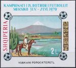 Obrázek k výrobku 42154 - 1970, Albánie, A038A, Mistrovství světa ve fotbale, Mexiko ✶✶