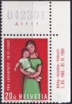 Obrázek k výrobku 42294 - 1962, Švýcarsko, 0759, \"Pro Juventute\": 50 let nadace Pro Juventute - Dítě s kachnou ✶✶