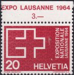 Obrázek k výrobku 42310 - 1963, Švýcarsko, 0780, Letecká známka: \"Pro-Aero\"-Pamětní poštovní let 1963 ✶✶ o P