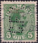 Obrázek k výrobku 42387 - 1913, Dánsko, 0068p, Výplatní známka: Král Kristián X. ⊙