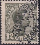 Obrázek k výrobku 42399 - 1918, Dánsko, 0099, Výplatní známka: Král Kristián X. ⊙
