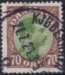 Obrázek k výrobku 42411 - 1919, Dánsko, 0105, Výplatní známka: Král Kristián X. ⊙