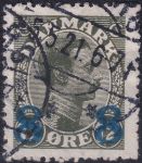 Obrázek k výrobku 42417 - 1919, Dánsko, 0105, Výplatní známka: Král Kristián X. ⊙