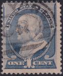 Obrázek k výrobku 42436 - 1882, USA, 0051, Výplatní známka: Prezidenti - James A. Garfield ⊙