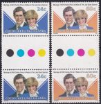 Obrázek k výrobku 42526 - 1981, Kokosové (Keelingovy) ostrovy, 0073/0074, Svatba prince Charlese a lady Diany Spencerové ✶✶