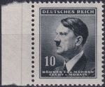 Obrázek k výrobku 42686 - 1942, Protektorát, 078, Výplatní známka: Adolf Hitler ✶✶