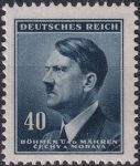 Obrázek k výrobku 42688 - 1942, Protektorát, 079, Výplatní známka: Adolf Hitler ✶✶