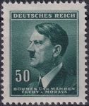 Obrázek k výrobku 42690 - 1942, Protektorát, 080, Výplatní známka: Adolf Hitler ✶✶