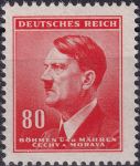 Obrázek k výrobku 42693 - 1942, Protektorát, 082, Výplatní známka: Adolf Hitler ✶✶