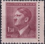 Obrázek k výrobku 42697 - 1942, Protektorát, 086, Výplatní známka: Adolf Hitler ✶✶
