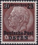 Obrázek k výrobku 42849 - 1939, Poštovní území Východ, 005, Výplatní známka: Hindenburg v medailónu ✶✶