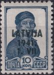 Obrázek k výrobku 42911 - 1941, Lotyšsko, 1, Výplatní známka ✶
