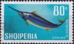 Obrázek k výrobku 43240 - 1967, Albánie, 1135, Ryby: Cyclopterus lumpus ⊙