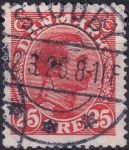 Obrázek k výrobku 43294 - 1921, Dánsko, 0121, Výplatní známka: Kristián X. ⊙
