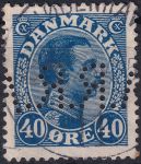 Obrázek k výrobku 43298 - 1922, Dánsko, 0124, Výplatní známka: Kristián X. ⊙
