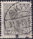 Obrázek k výrobku 43305 - 1922, Dánsko, 0126VV, Výplatní známka: Kristián X. ⊙