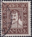 Obrázek k výrobku 43315 - 1924, Dánsko, 0133, 300 let Dánské pošty: Král Kristián IV. ⊙