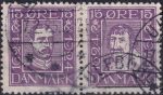 Obrázek k výrobku 43325 - 1924, Dánsko, 0131+0140St, 300 let Dánské pošty: Král Kristián IV. a X. ⊙