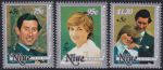 Obrázek k výrobku 43536 - 1981, Niue, 0421/0423Ms, Svatba prince Charlese a lady Diany Spencerové ✶✶