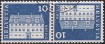 Obrázek k výrobku 44072 - 1968, Švýcarsko, 0701yTb, Výplatní známka: Malby budov - Velký dóm v Curychu ⊙