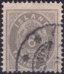 Obrázek k výrobku 44105 - 1896/1898, Island, 0007B, Výplatní známka: Číslice s oválnou korunou ✶
