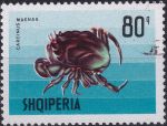 Obrázek k výrobku 44142 - 1968, Albánie, 1303, Mořská zvířata: Palinurus vulgaris ⊙