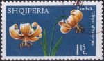 Obrázek k výrobku 44151 - 1970, Albánie, 1409, Lilie: Lilium tigrinum ⊙