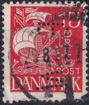 Obrázek k výrobku 44288 - 1927, Dánsko, 0168p, Výplatní známka: Karavela ⊙