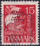 Obrázek k výrobku 44293 - 1927, Dánsko, 0168p, Výplatní známka: Karavela ⊙
