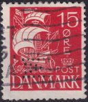 Obrázek k výrobku 44294 - 1927, Dánsko, 0168p, Výplatní známka: Karavela ⊙