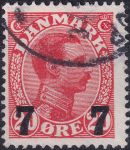 Obrázek k výrobku 44298 - 1927, Dánsko, 0174, Výplatní známka: Král Kristián X. ⊙