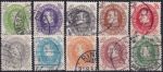 Obrázek k výrobku 44308 - 1930, Dánsko, 0182/0184, Výplatní známky: Vlnky, s 18 srdičky ⊙