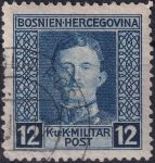 Obrázek k výrobku 44380 - 1917, Bosna a Hercegovina, 126A, Výplatní známka: Císař Karel I. ⊙