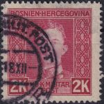 Obrázek k výrobku 44385 - 1917, Bosna a Hercegovina, 137A, Výplatní známka: Císař Karel I. ⊙
