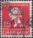 Obrázek k výrobku 44812 - 1935, Dánsko, 0225, 100. výročí prvních pohádek Hanse Christiana Andersena: Hans Christian Andersen ⊙