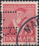 Obrázek k výrobku 44821 - 1935, Dánsko, 0227p, 100. výročí prvních pohádek Hanse Christiana Andersena: Hans Christian Andersen ⊙