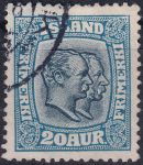 Obrázek k výrobku 44894 - 1915/1918, Island, 0081, Výplatní známka: Král Kristián IX. a Frederik VIII. ⊙