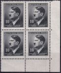 Obrázek k výrobku 44925 - 1942, Protektorát, 078, Výplatní známka: Adolf Hitler ✶✶ ⊞ L D