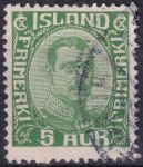 Obrázek k výrobku 44971 - 1920, Island, 0085, Výplatní známka: Král Kristián X. ⊙