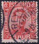 Obrázek k výrobku 44999 - 1921, Island, 0101, Výplatní známka: Král Kristián X. ⊙